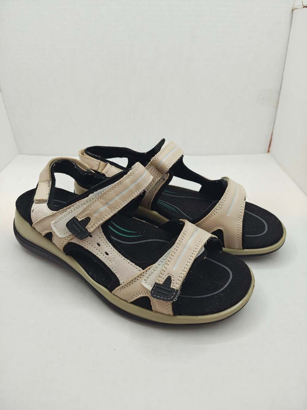 Orthofeet Venice Women's Size 7.5 Orthopedic Sandals Beige Comfort Shoes